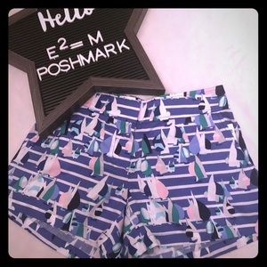 VINEYARD VINES WOMEN'S HARBOR SCENE SHORTS SIZE 00